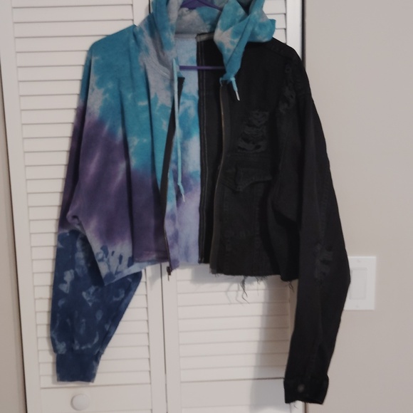 Carmar Jackets & Blazers - Jean Jacket Tye Dye Vintage Look First Of A Kind 90s